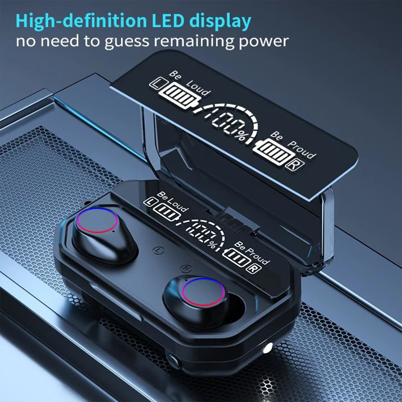 

TWS-стереонаушники с зарядным футляром и поддержкой Bluetooth 5,1