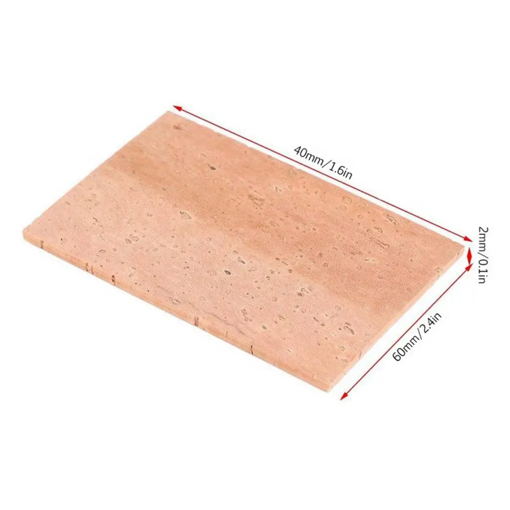 

3x Natural Saxophone Cork Sheet DIY for Saxophone Clarinet Players