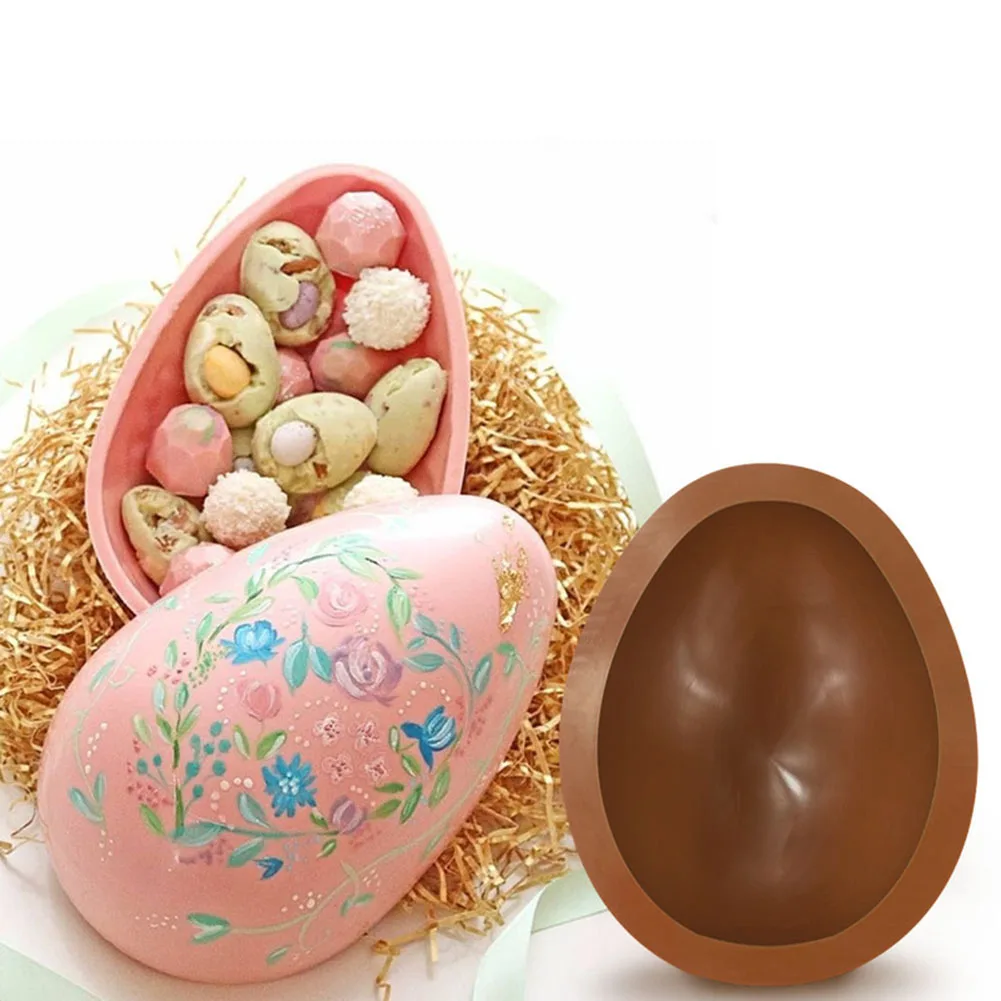 

Easter Eggs Chocolate Molds Silicone Form Cakes Moulds Bakeware Baking Molds Tools Kitchen Accessories Bakeware