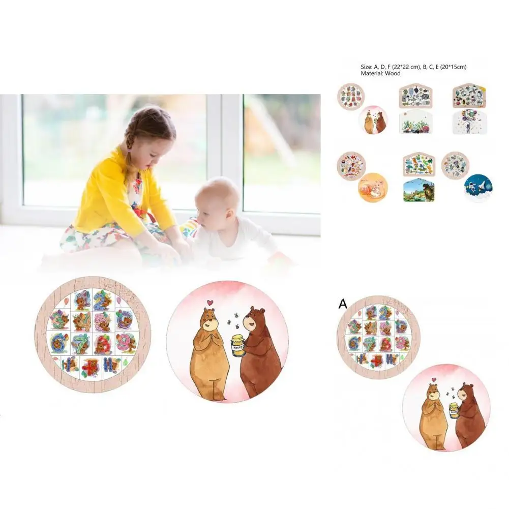 

Jigsaw Puzzle Sturdy Lightweight Clear Pattern Imagination Ability Animal Jigsaw Puzzle Puzzle Game for Toddler