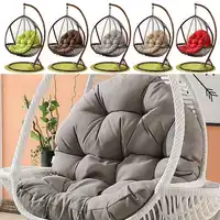 Swing Chair Cushion Recliner Rocking Chair Rattan Garden Sofa Thick Seat Cushion Hanging Patio Basket Back Pads Without Hammocks