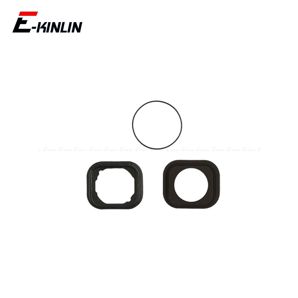 5pcs/lot Home Button Glue Adhesive Rubber Gasket Sticker Holder Repair Parts For iPhone 4 4S 5 5S 5C SE 2020 6 7 6S 8 Plus