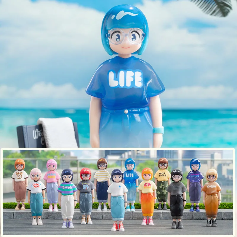 

Specify The Figure POP MART HELLO NORI Series Mystery Box Blind Box Cute NORI Action Figure Doll Toys Gift for Kids Girls