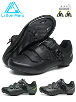 2022 mtb cycling shoes with cleats men sports dirt road bike shoes flat racing speed sneaker women spd mountain bicycle footwear