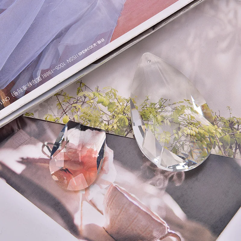 1 шт. искусственные КРИСТАЛЛЫ ЛАМПА многогранные бусины подвесные капли подвески