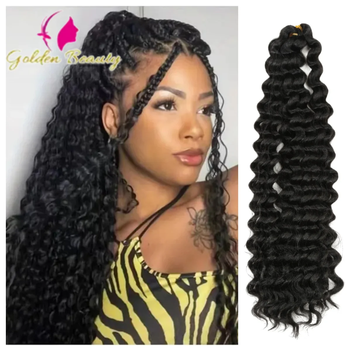 22 дюйма freedress синтетические плетеные волосы вязаные крючком косы оптом глубокие