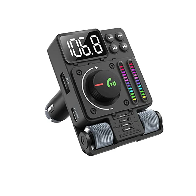 

Автомобильный беспроводной FM-передатчик Bluetooth 5,3, 2023, радиоадаптер PD30W QC3.0, быстрая зарядка, автомобильный MP3 U-дисковый музыкальный плеер, аксессуары