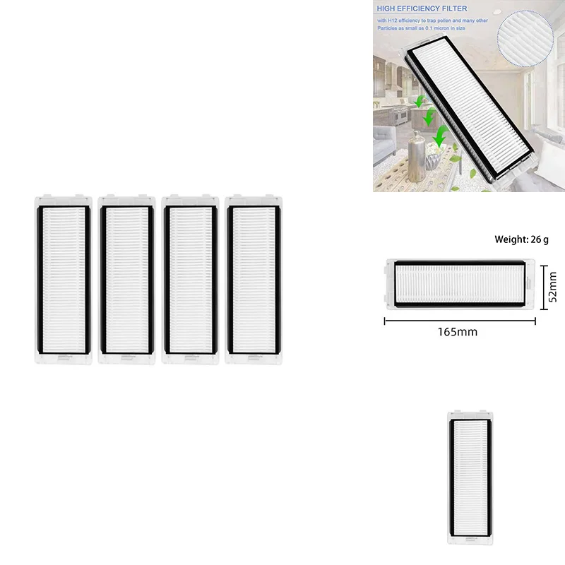 

For Roborock P10 / Roborock Q Revo Robot Vacuum Cleaner Replacement Parts Hepa Filter