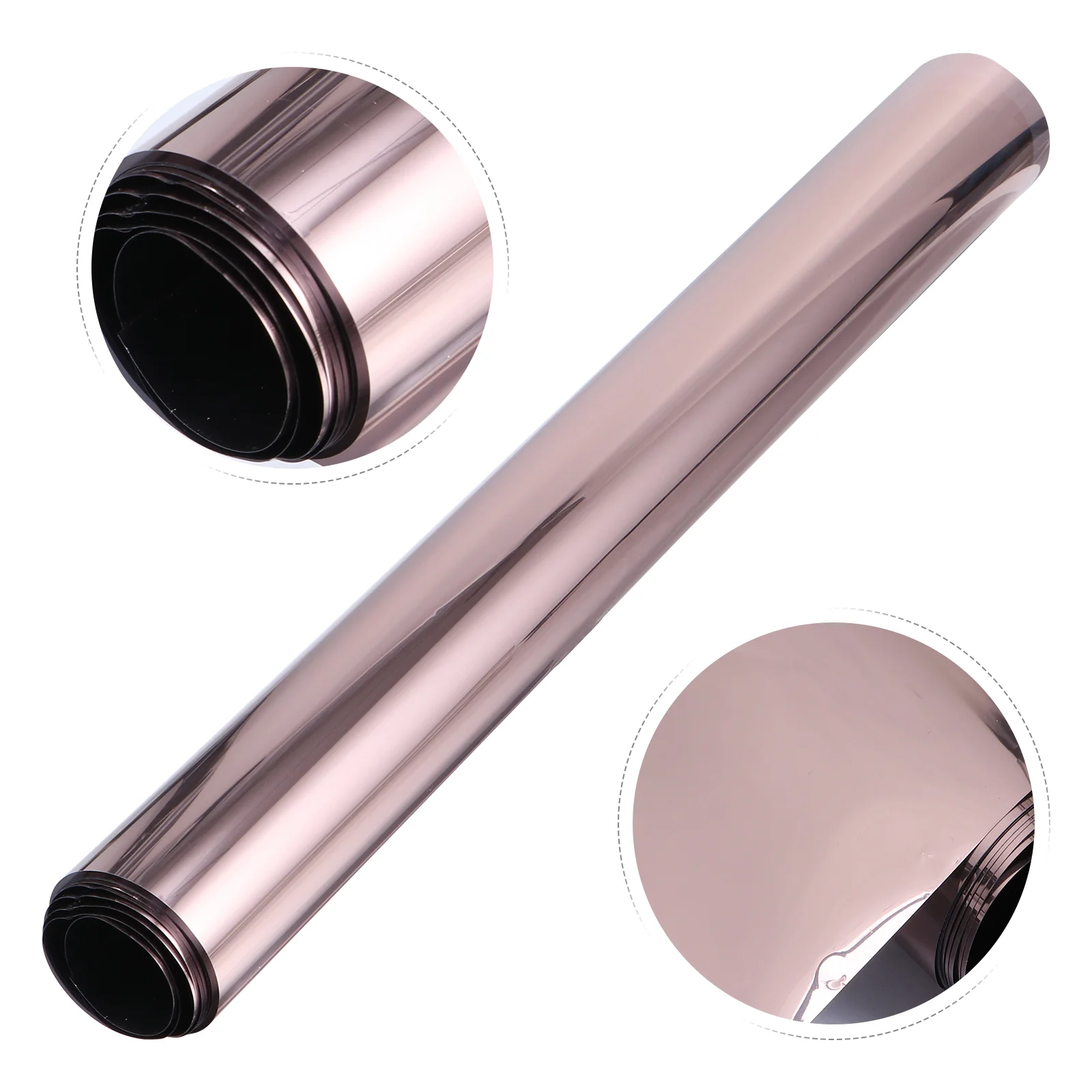 

1pc Decorative Window Film Privacy Mirror Film Heat Control Window Film Adhesive Mirror Clings Blackout Window Cling