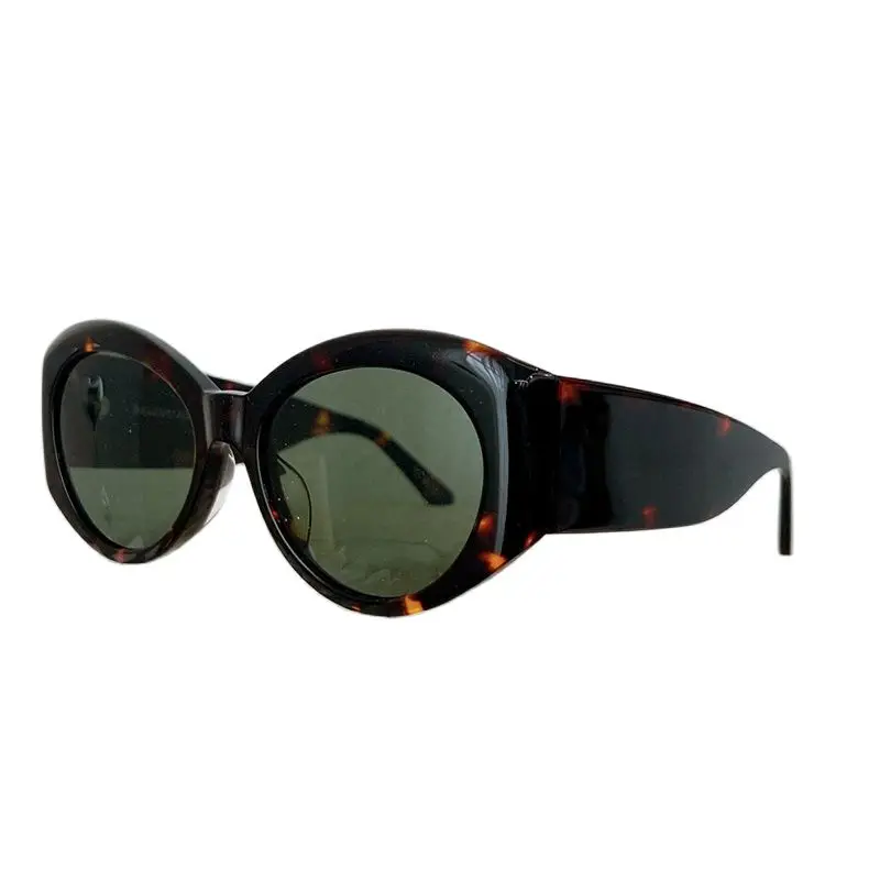 2023 top quality Men's plate sun glasses sunglasses black anti-light glasses