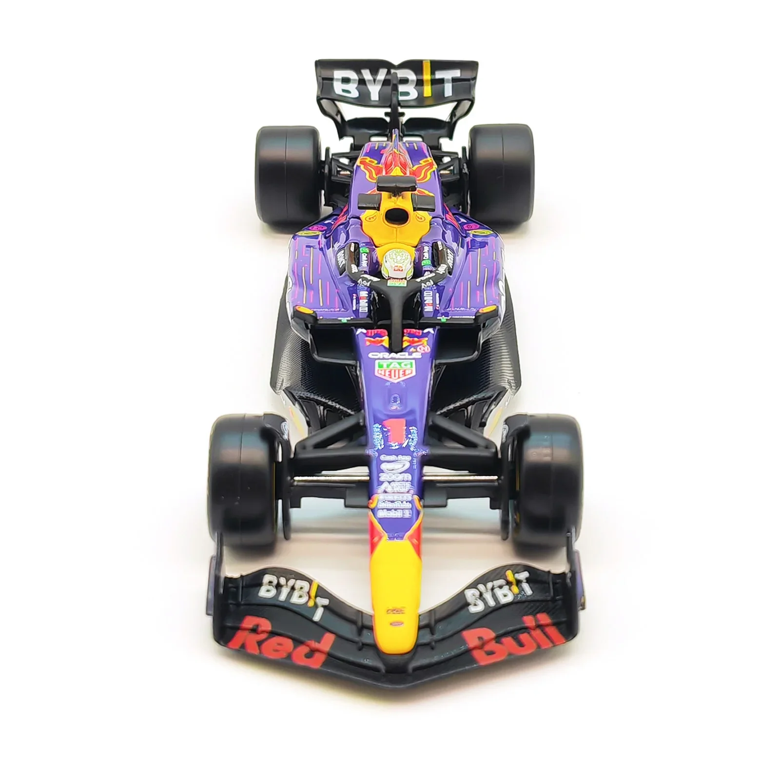 Bburago 1/18 F1 Red Bull Racing RB19 Las Vegas Livery AMR23 2023 литая под давлением модель автомобиля из