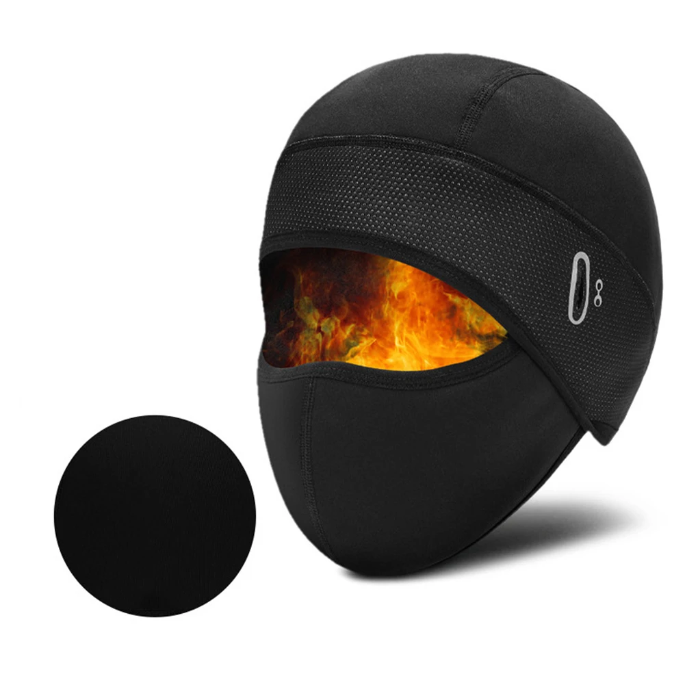 

Outdoor Sports Cap Thermal Cycling Headgear Headband Hat Windproof Hats Thickened Warm Winter Ski Cap With Glasses Holes