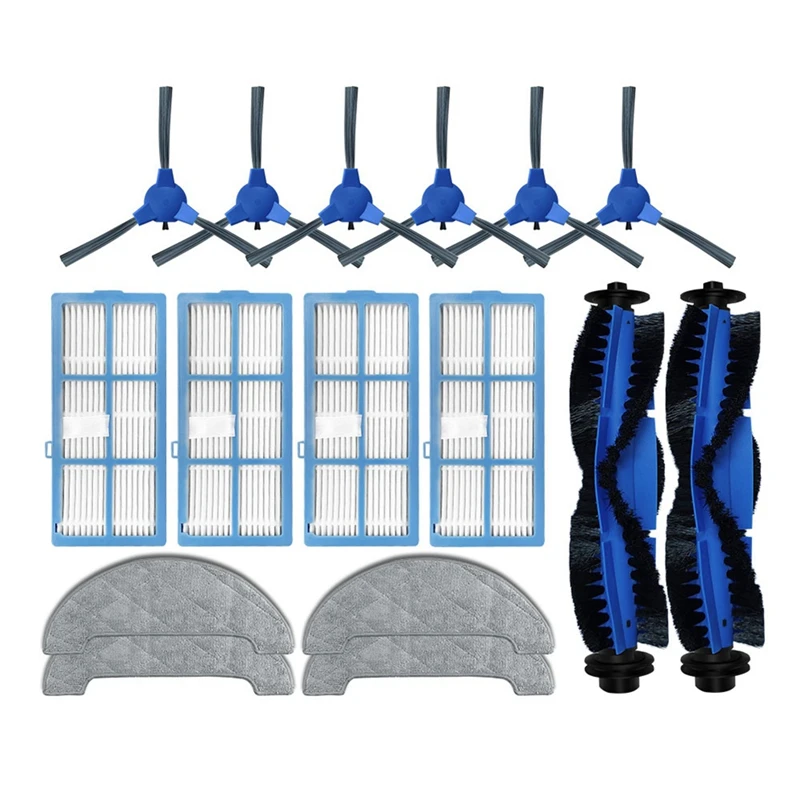 

For Proscenic 850T Main Roller Side Brush Hepa Filter Mop Cloth Rag Replacement Accessories Spare Kits