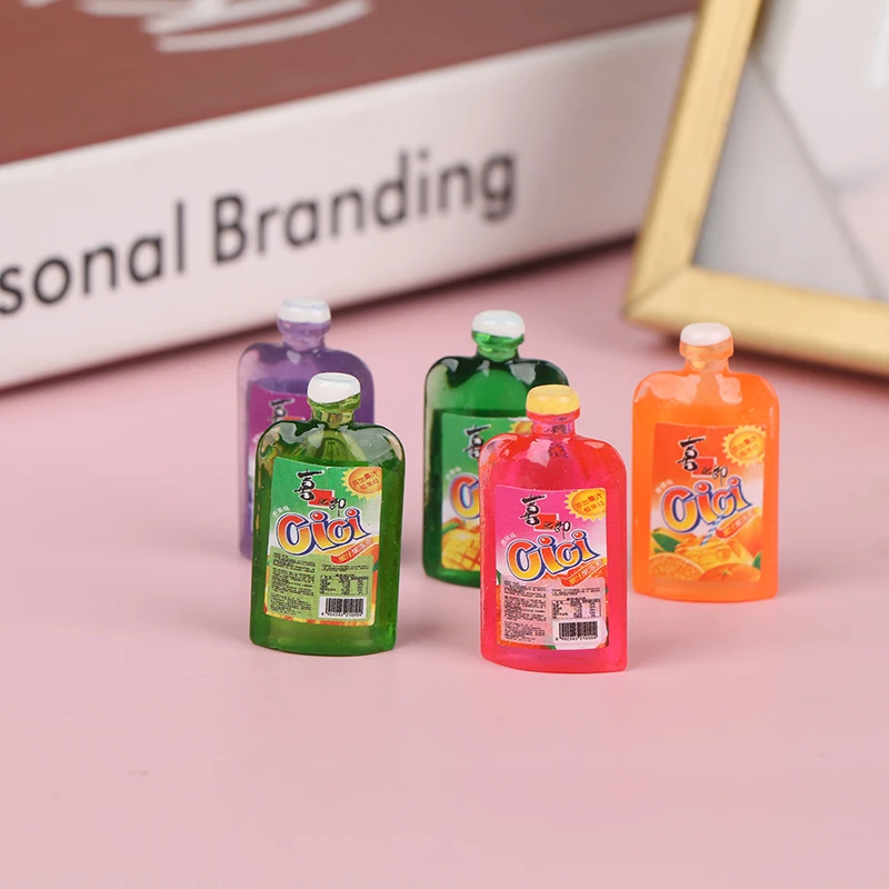 

5Pcs 1:12 Miniature Dollhouse Food 1/12 Supermarket Mini Snack Drink DIY Kitchen Food Accessories Kids Pretend Play Toys