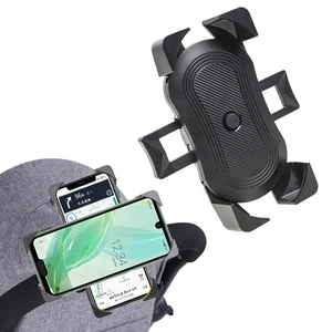 Baby Stroller Accessories Mobile Phone Holder Rack Universal 360 Rotatable Pram Cart Bicycle Phone H
