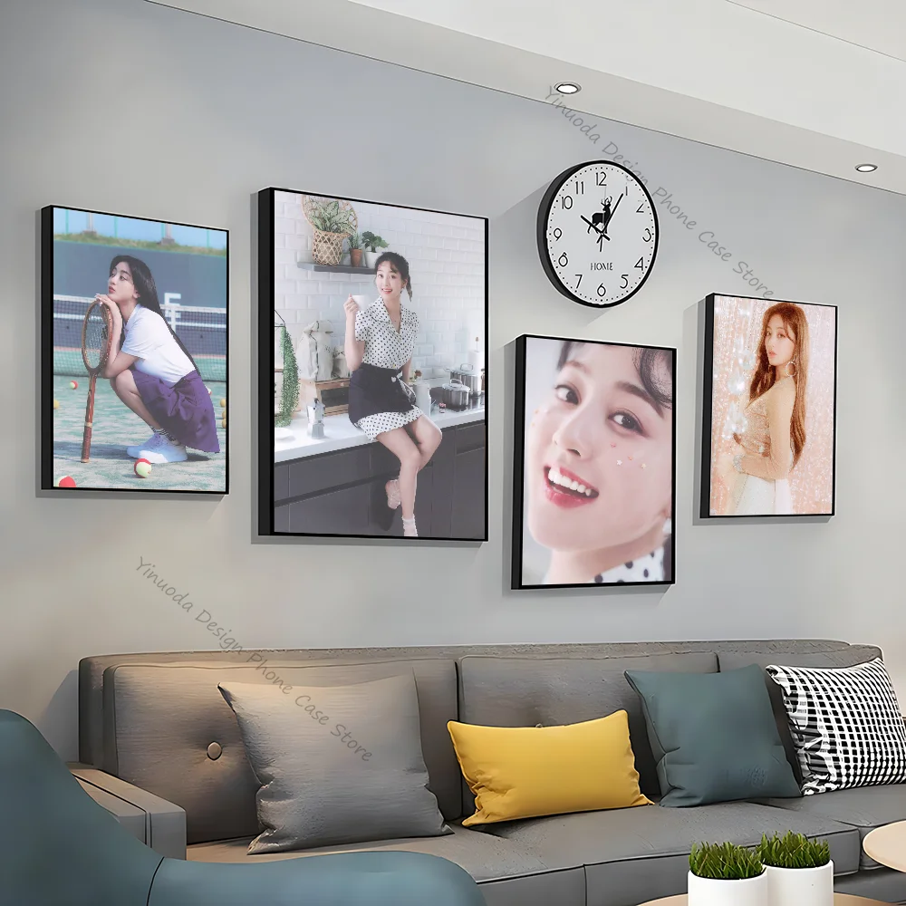 Kpop Girl Park Jihyo T-TWICE Плакат Высококачественный Принт Винтажный Декор Комнаты