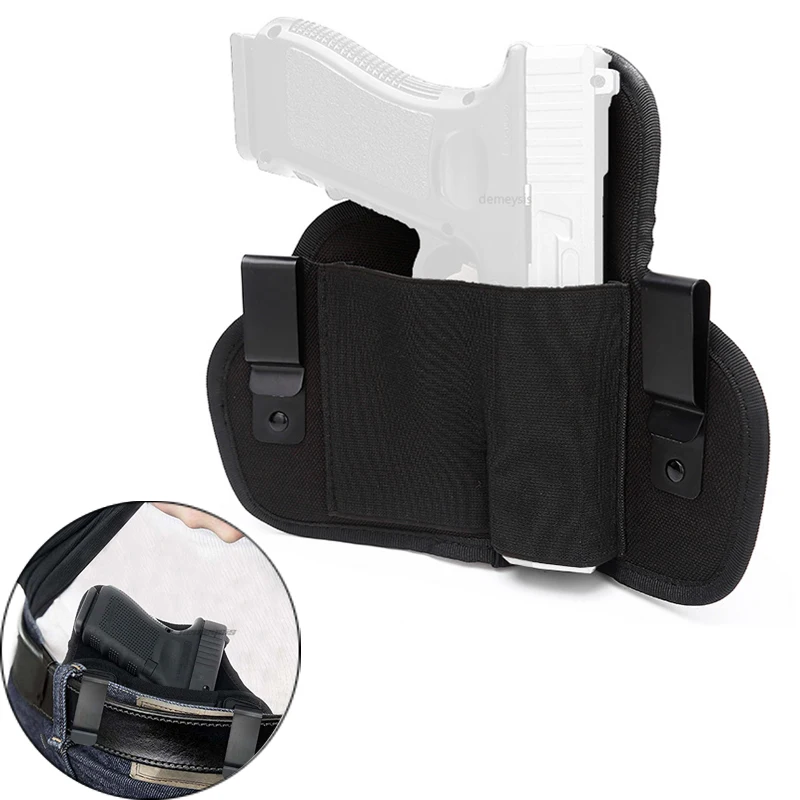 

Inside The Waistband Gun Holster Fits M&P Shield 9mm.40.45 Auto / Glock 26 27 29 30 33 42 43 Pistol Concealed Carry IWB Holster