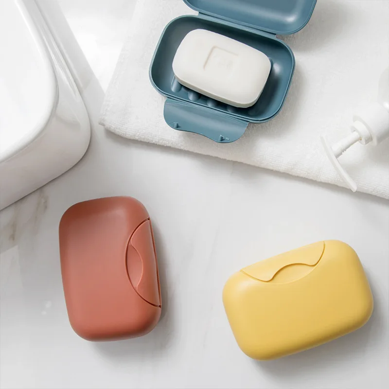 Portable Travel Soap Box Four Colors Waterproof Leak Proof S