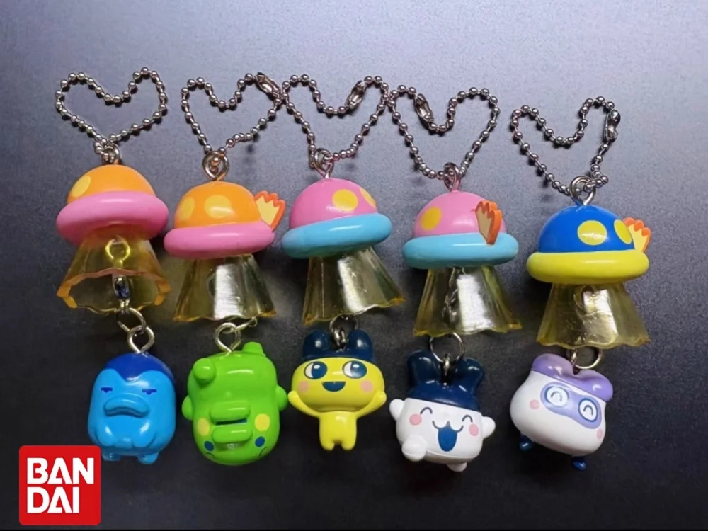 Коллекционный брелок-подвеска Bandai Tamagotchi UFO Swing Gashapon: космический корабль, Маметчи, Меметчи, Биг Маут, аниме-шарм для сумки (art.: 3920d8e24b95f) - 3920d8e24b95f
