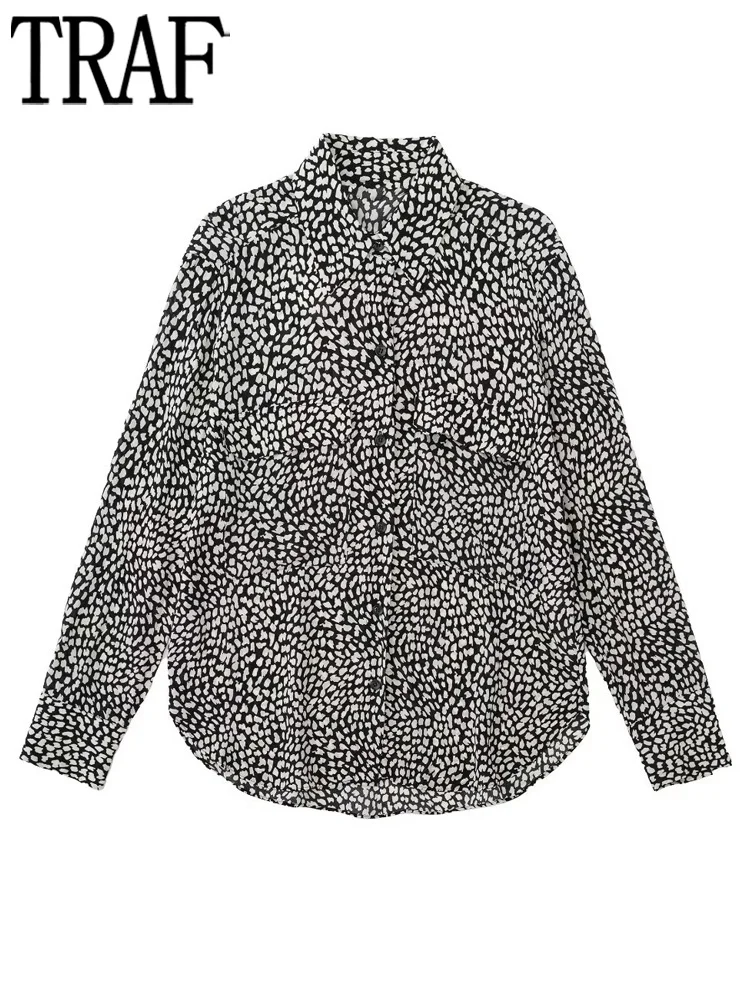 

Блузка женская летняя на пуговицах с длинным рукавом и воротником