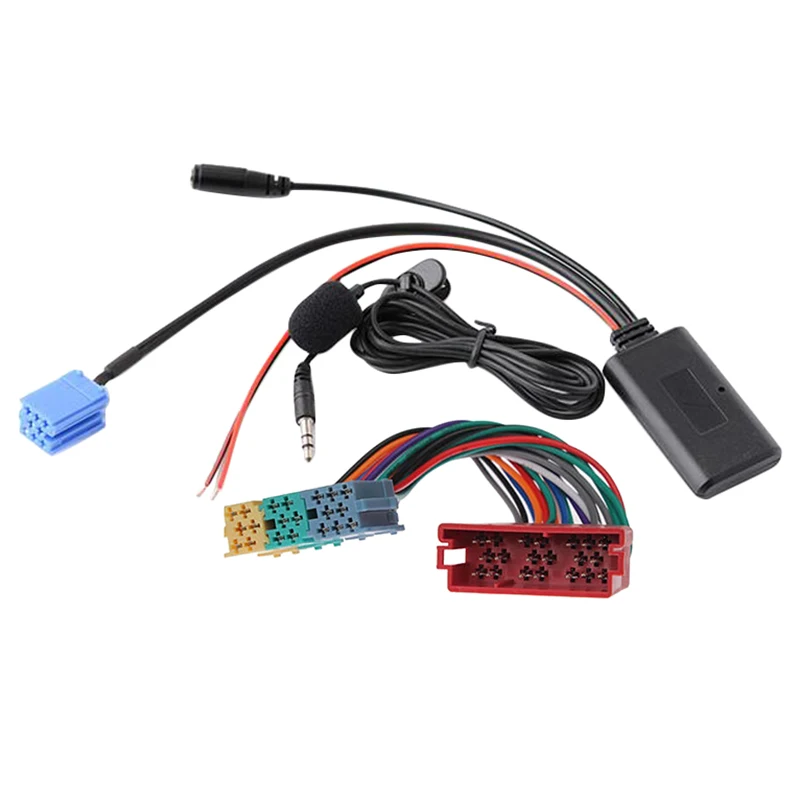 Автомобильный радиоприемник Bluetooth аудио микрофон адаптер громкой связи ISO 8Pin для