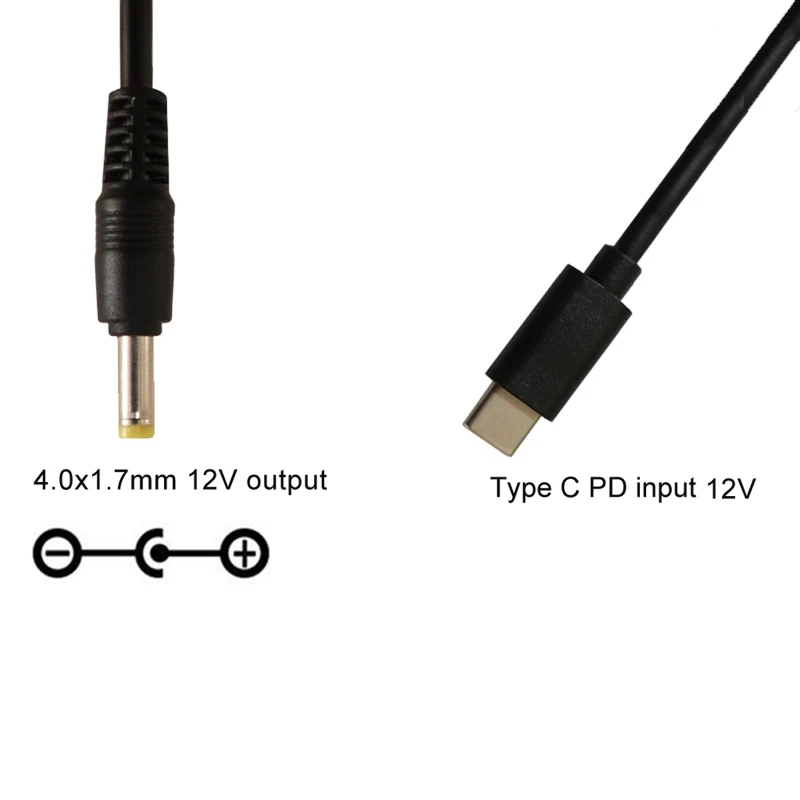 Кабель питания с разъемами USB C/Type-C PD на 12 В x мм | Электроника