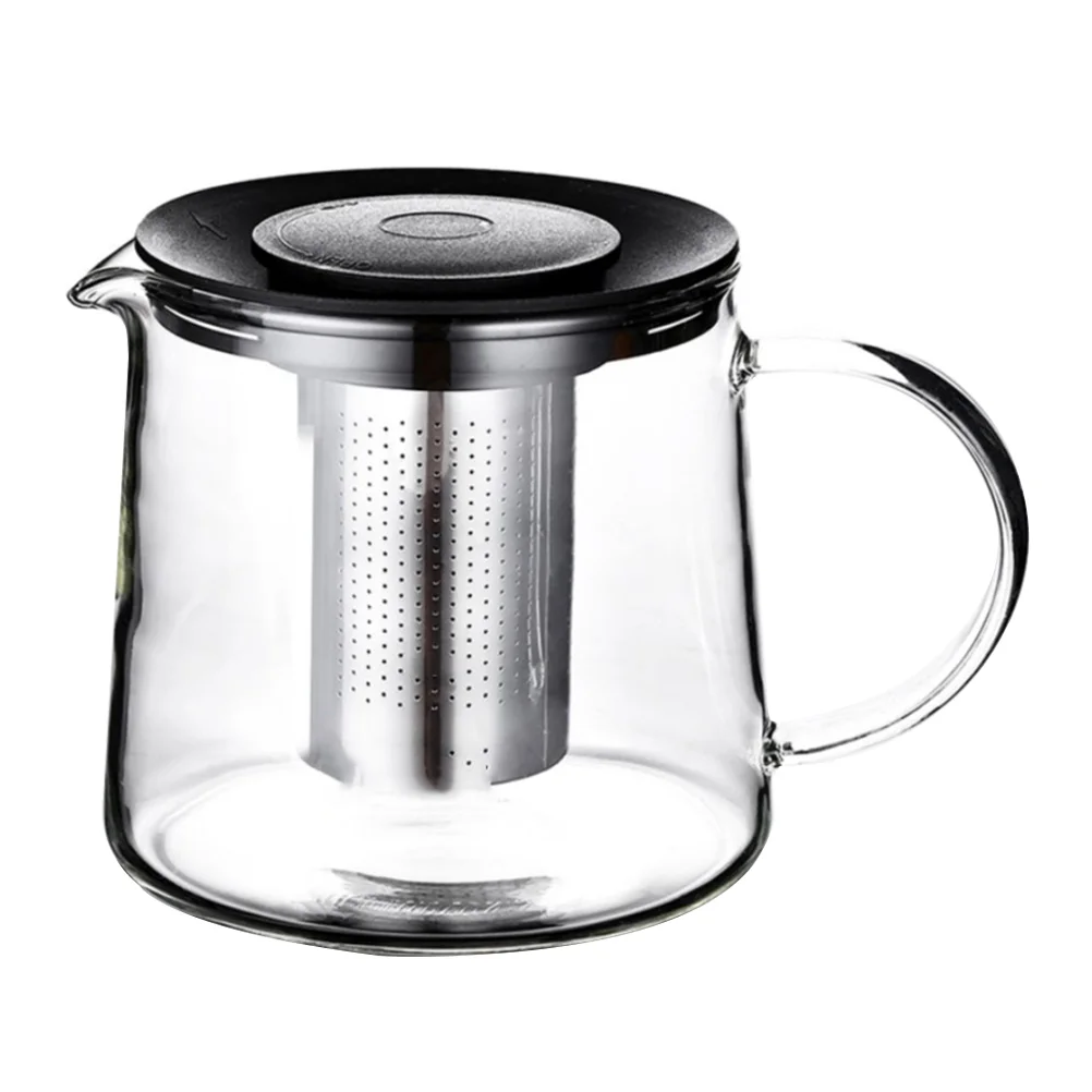 

Household Tea Kettle Glass Tea Making Pot Teapot Practical Teapot with Strainer