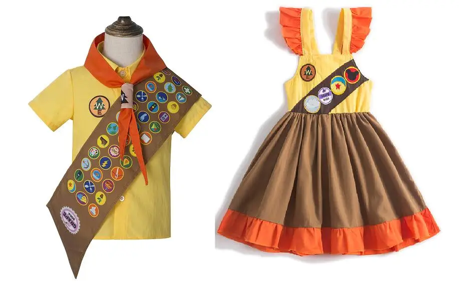 Wilderness Explorer Costume UP Russell dress, Up Costume, Russell Costume, Family Shirts Up Russell Wilderness Explorer Balloons