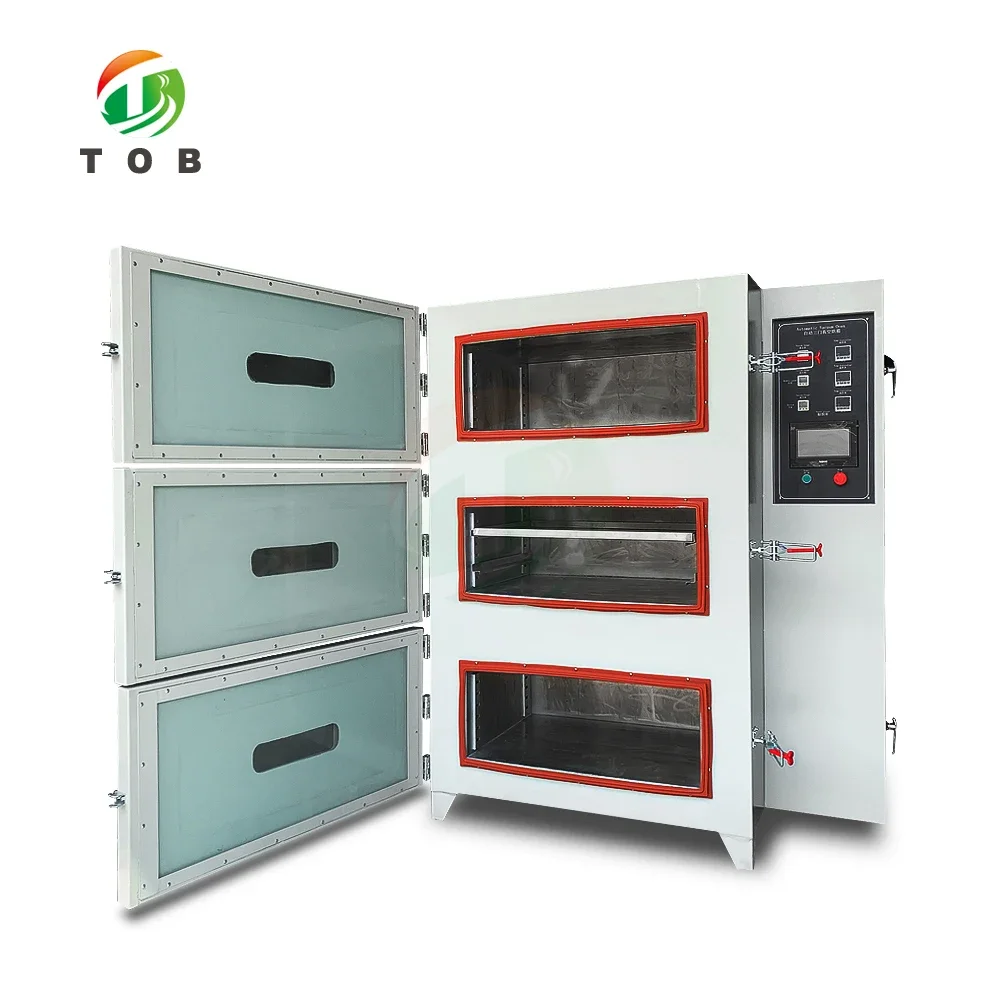 Фото Трехслойная автоматическая вакуумная сушильная печь TOB для обжига материалов литиевых аккумуляторов и электродных листов №2