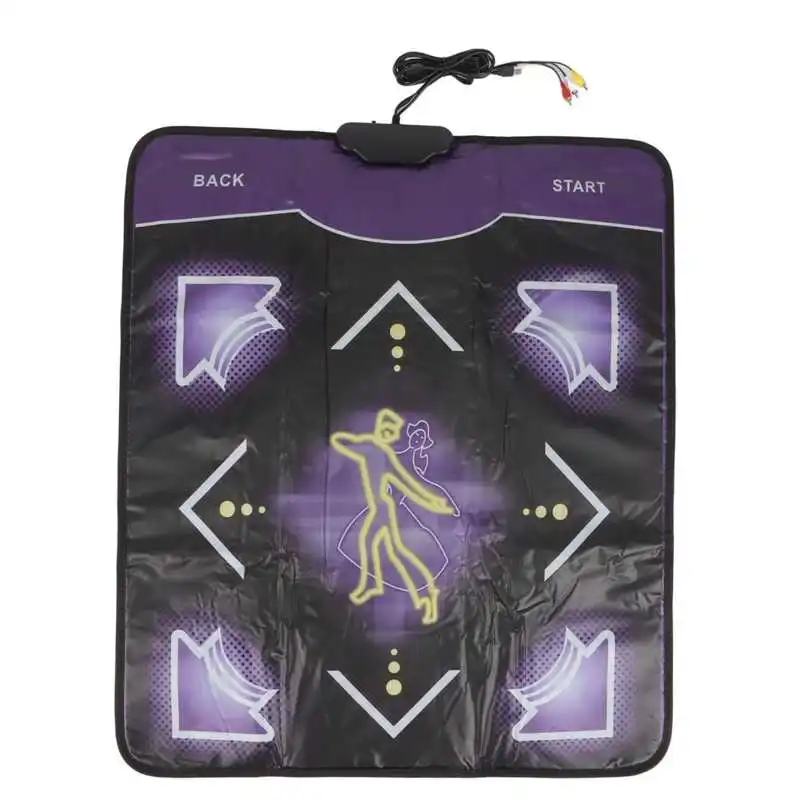 

Dance Step Pad Single Dance Mat 8 Bit Chip Sturdy TV Computer Dual Use for Adult for Parent Child Interaction