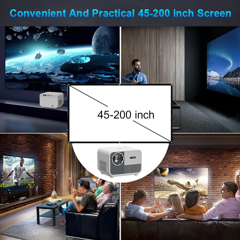 Фото Rigal M1 Led Smart Projector Мультимедийный Professionnel Профессиональный динамик Аудио сертифицированный Netflix Linux Системный проектор №2