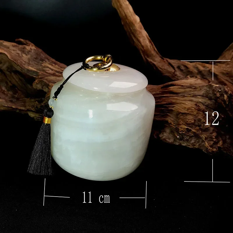 Урни из пепла для домашних животных нефрита натурального камня индивидуальный