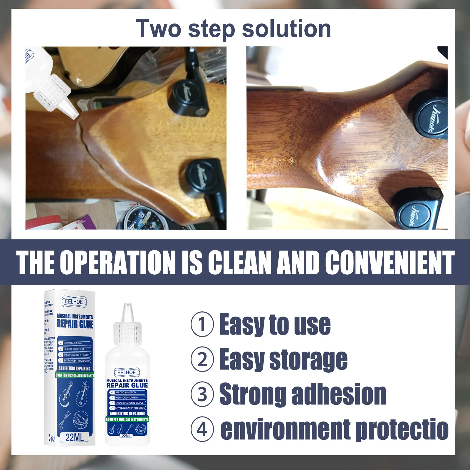 

Musical Instrument Repair Glue Guitar Repair Adhesive Strong Quick-drying Glue Repair Tools Strong Repair Adhesive Liquid Fping