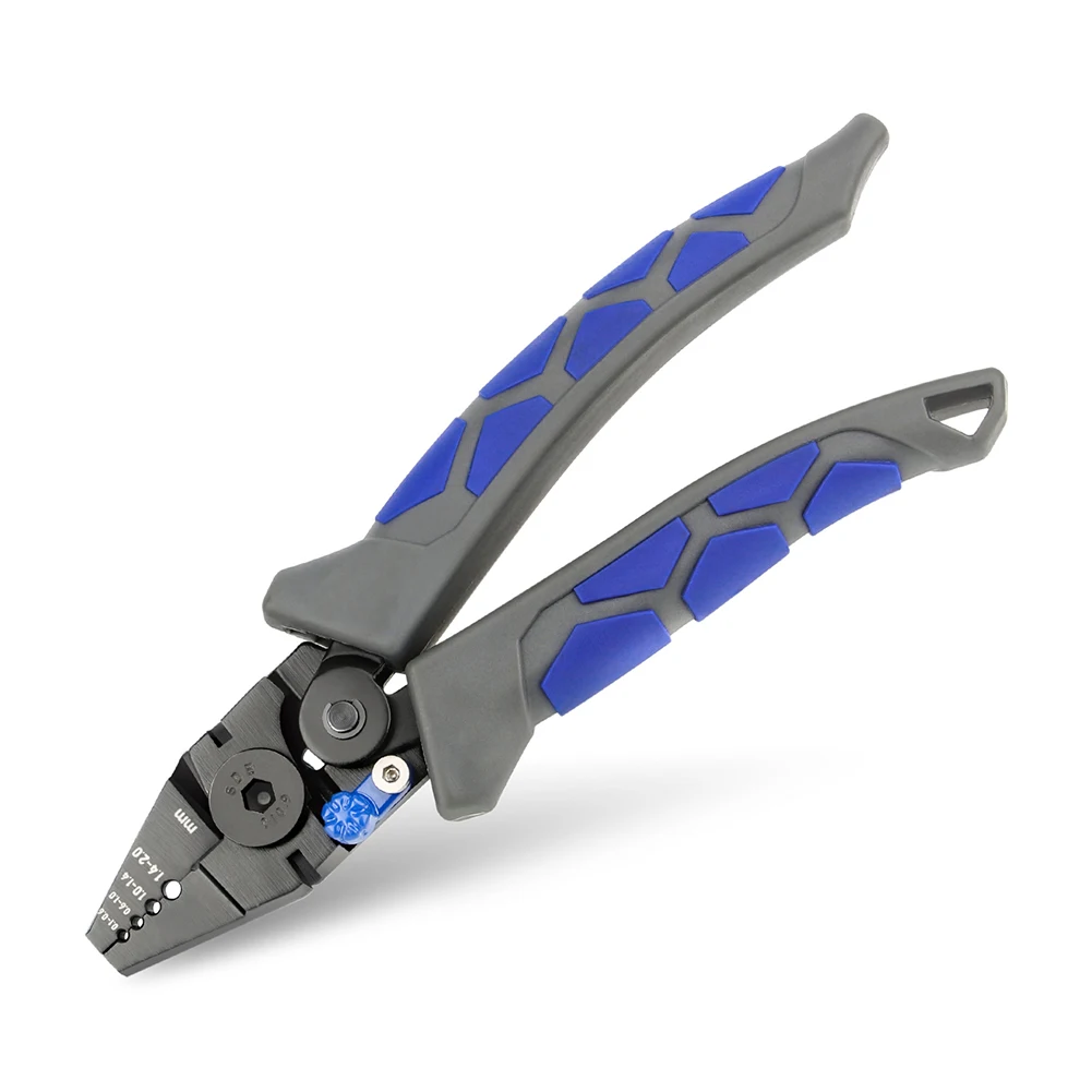

0.1-2mm Sleeve Fishing Crimping Pliers Steel Multifunctional Wire Cutting Scissors Double-Barrel Sleeves High-carbon FishingTool