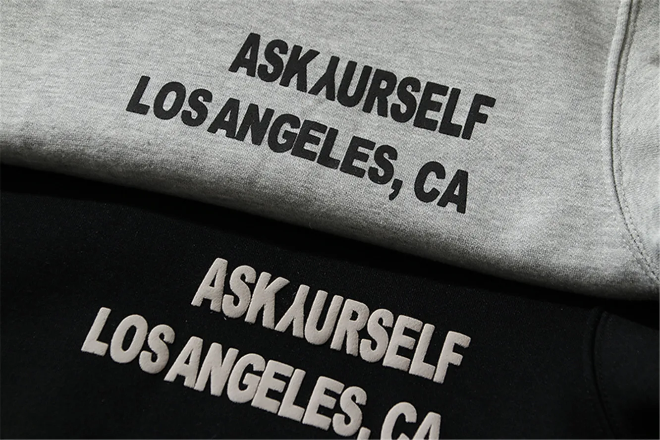 Толстовка Askyurself с капюшоном для мужчин и женщин Классическая свободная уличная