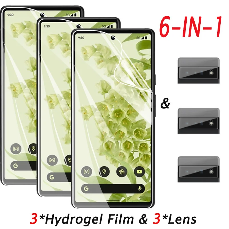 

película hidrogel for google pixel 6 google pixel 6 pro screen protector Google Pixel 6a soft glass pixel 6 not tempered glass Google Pixel 6A hydrogel film Google Pixel 6