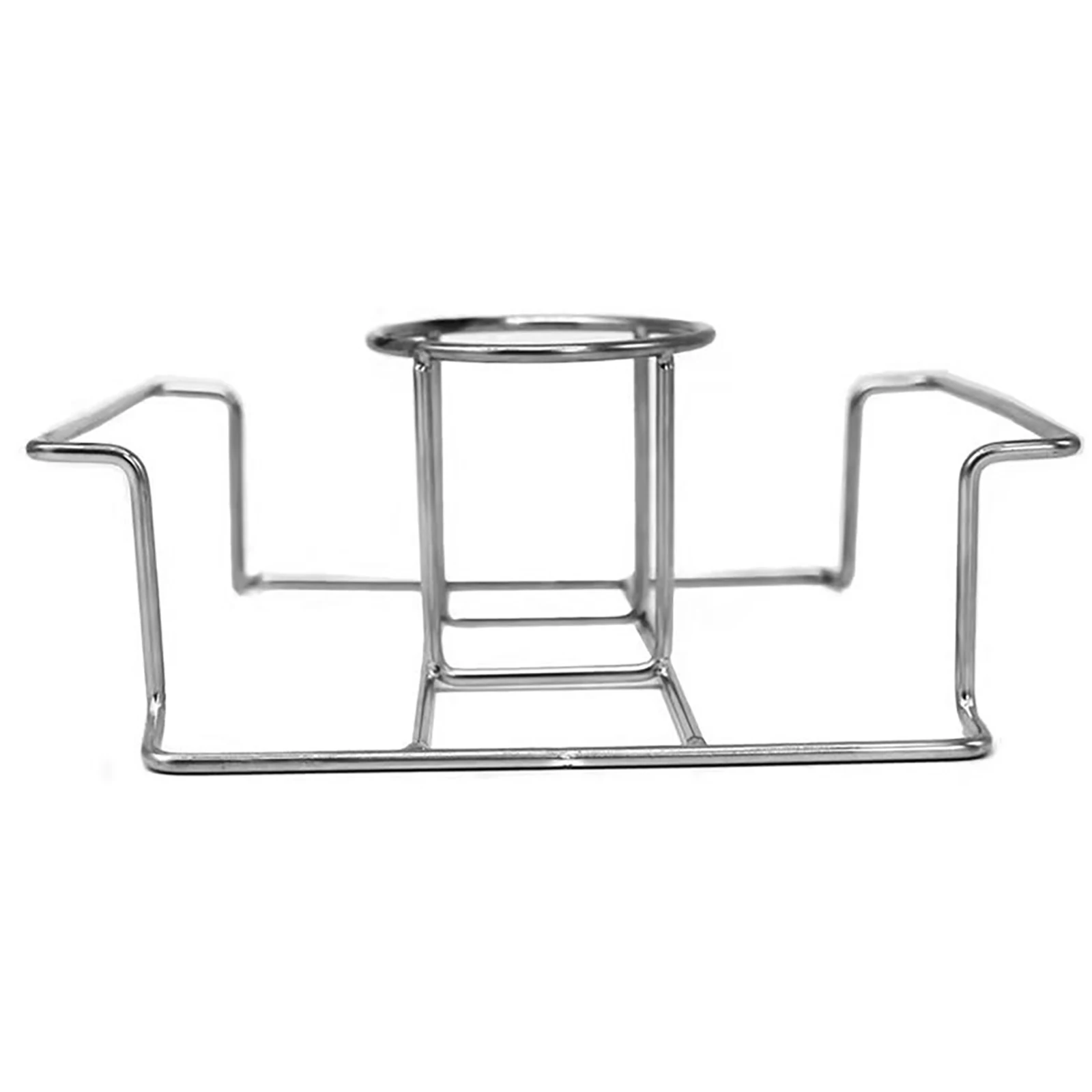 

1pc Chicken Grill Stand Stainless Steel BBQ Roasting Holder Beer Can Grill Rack Round Square Bakeware BBQ Grilling Accessories