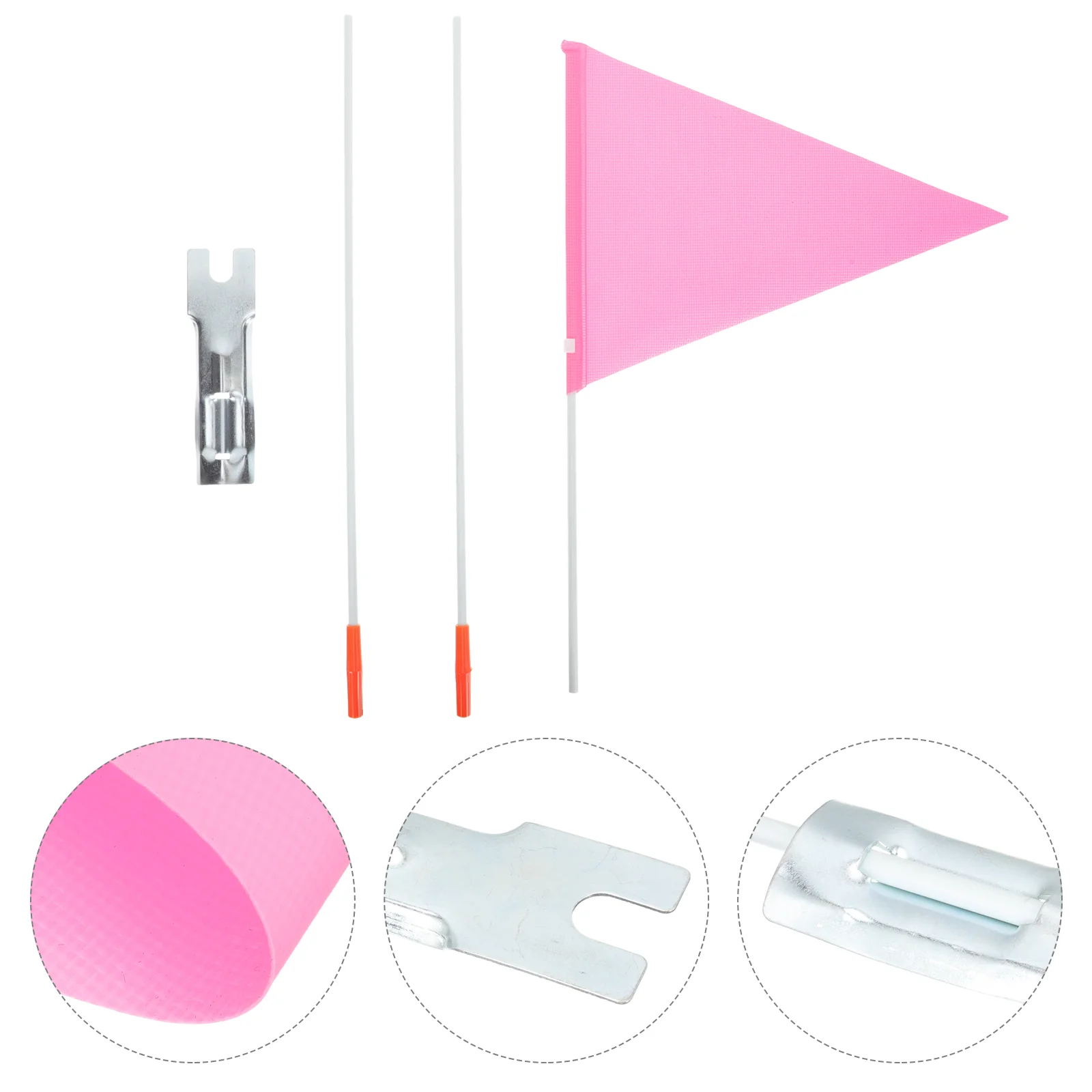 

Bike Flag Cyclingpole Supplies Tail Convenient Practical Bag Advertising Riding Safety