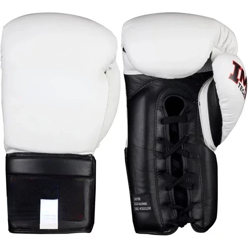 

Tech™ Lace-Up Sparring Boxing Gloves 16 oz White