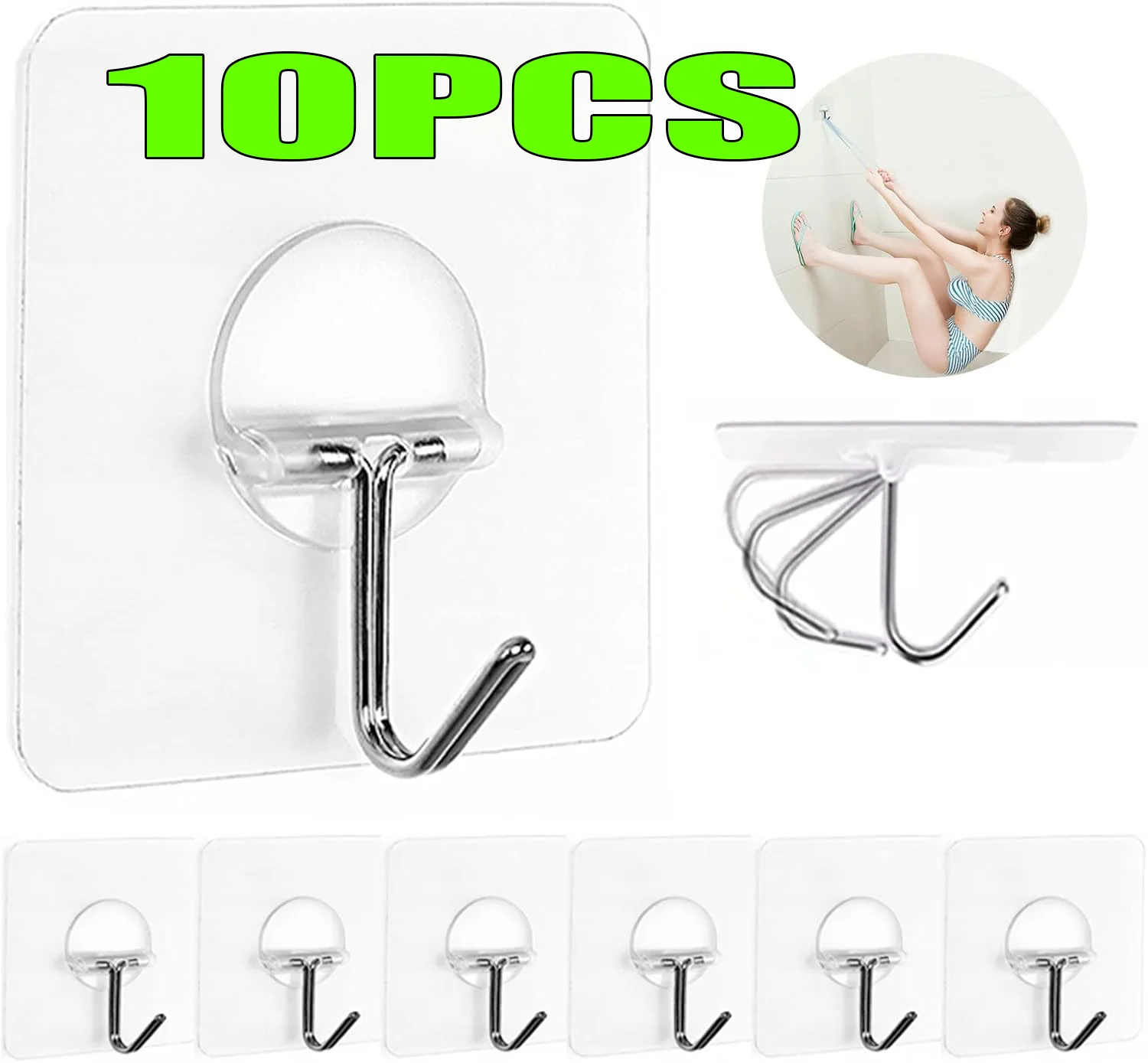 

Самоклеящиеся прозрачные крючки из силикона