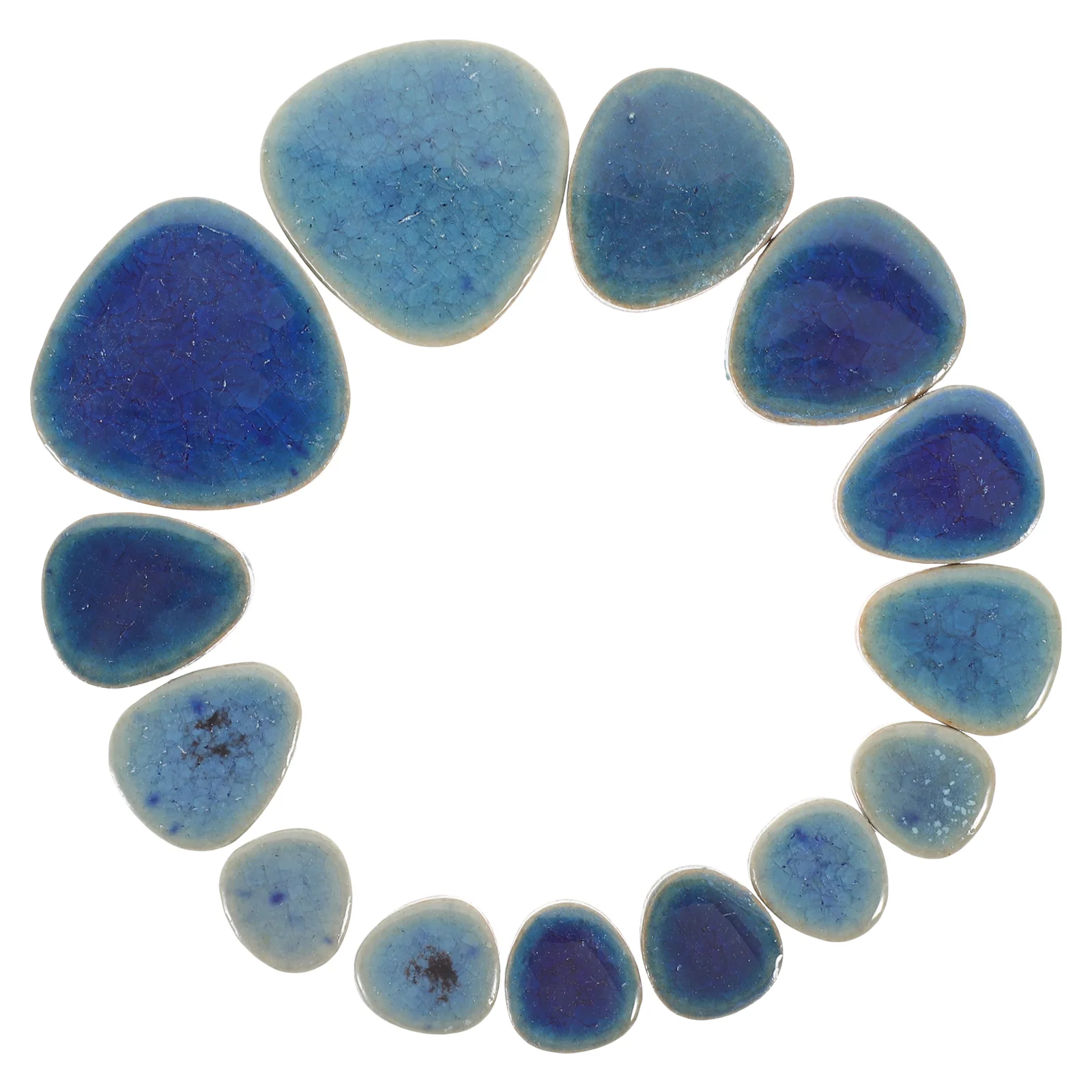 

Mosaic DIY Tiles Flat Ceramic Supplies Craft Projects Crafts Irregular Lockets