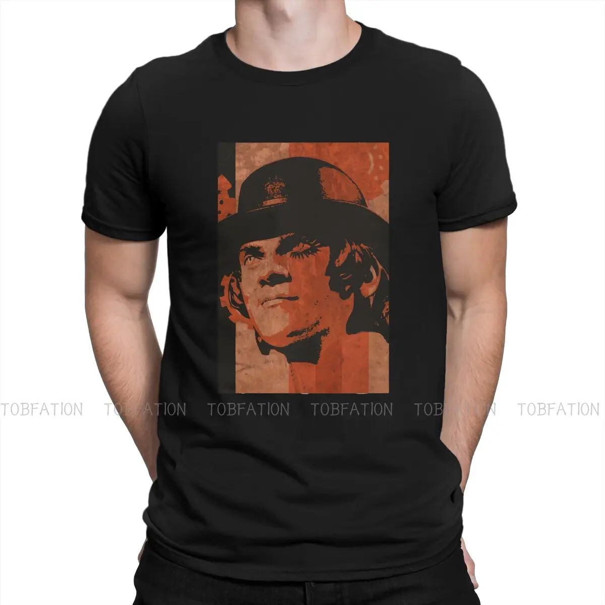 

Empire Classic Round Collar TShirt A Clockwork Orange F Alexander Film Fabric Classic T Shirt Men Tops New Design