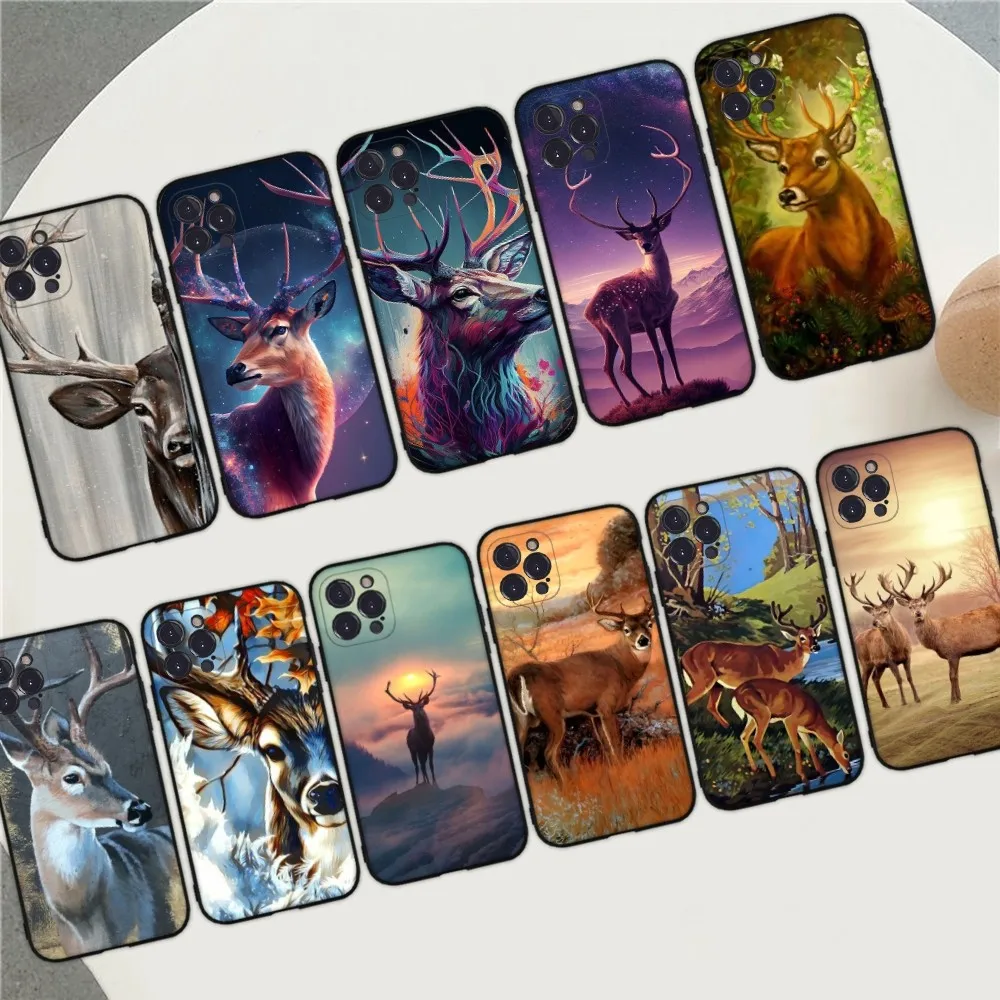 

Deer Hunting Phone Case for iPhone 8 7 6 6S Plus X SE 2020 XR XS 14 11 12 13 Mini Pro Max Mobile Case