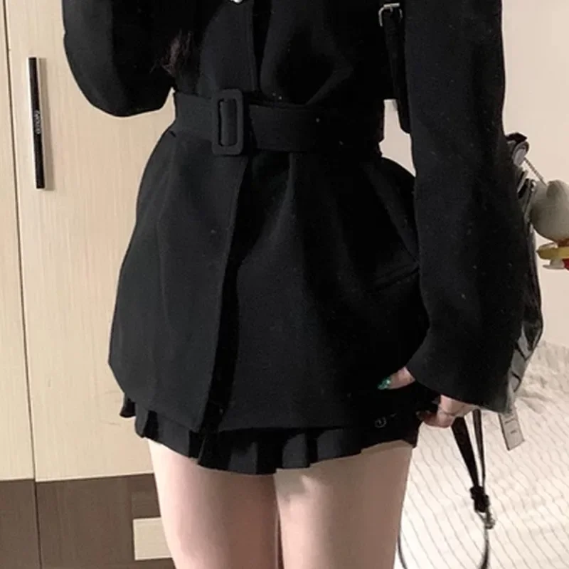 2024 элитный черный пиджак женский весенне-осенний новый элегантный универсальный