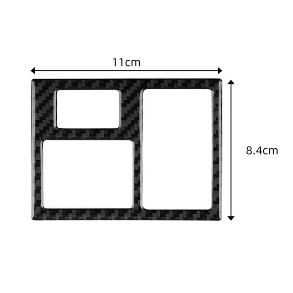 

2pcs Switch Cover Trim Switch Cover Trim Carbon Fiber For RAV4 2006-2012 For Toyota Switch Cover Trim Brand New