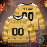 personalized team johzenji christmas 3d print hoodies pullover boy for girl long sleeve shirts kids christmas sweatshirt