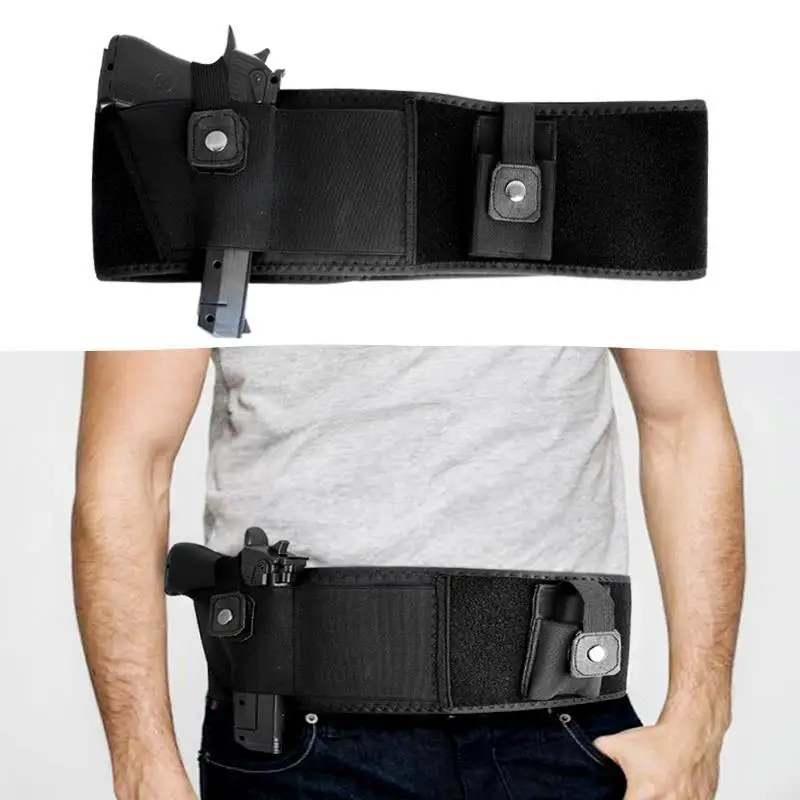 

Neoprene Multi-Functional Tactical Waist Holster Left And Right Hand Invisible Belt Diving Material Breathable Belt Tactics