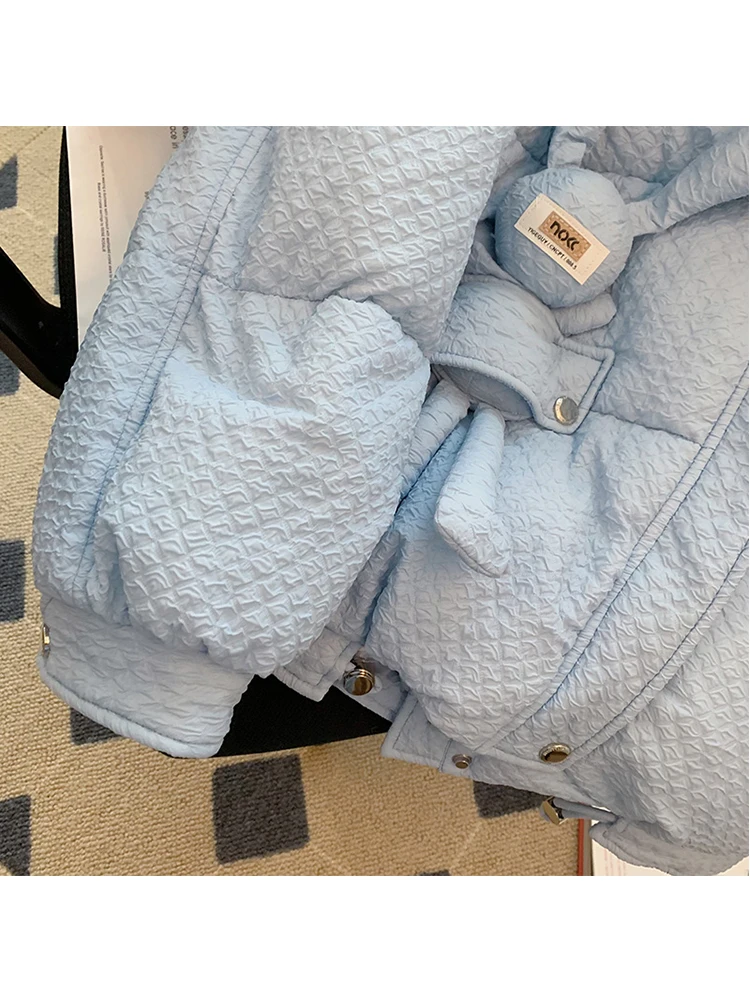 Осенне-зимнее женское Свободное пальто в Корейском стиле с милым рисунком