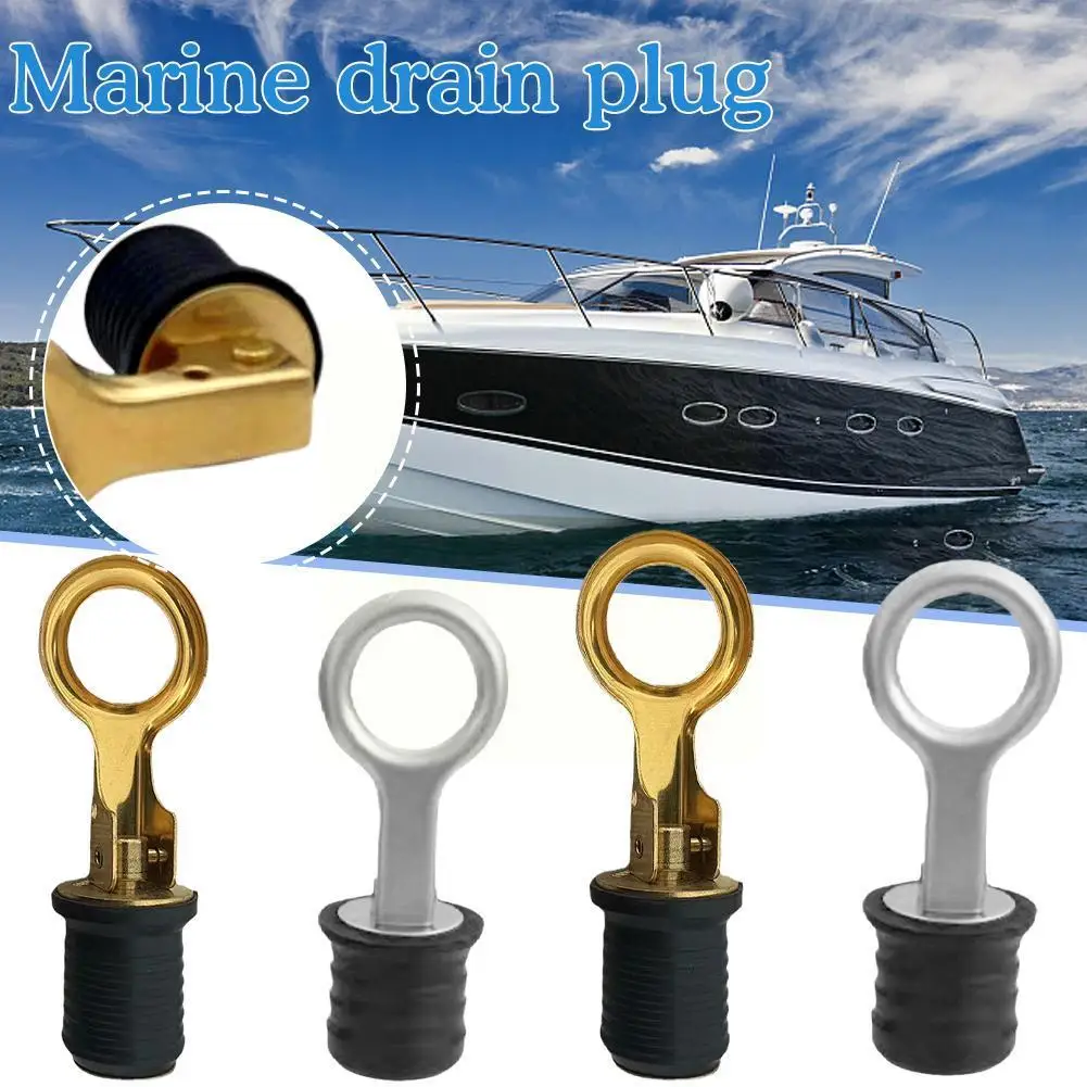 

Marine Drain Plug Deck Kayak Drain Boat Transom Plug Stainless Water Boat Movement Yacht Accessories Seawall Bilge Steel Ma H6W1