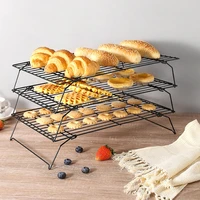 stainless steel baking cooling rack non stick grid cake stand multi layer bread biscuit cookie pastry tray kitchen accessories